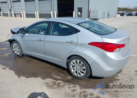 2012 Hyundai Elantra Gls из США, поврежденный, VIN 5NPDH4AE7CH139996